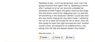 Illustration for article titled More of the Dumbest Reviews on Yelp